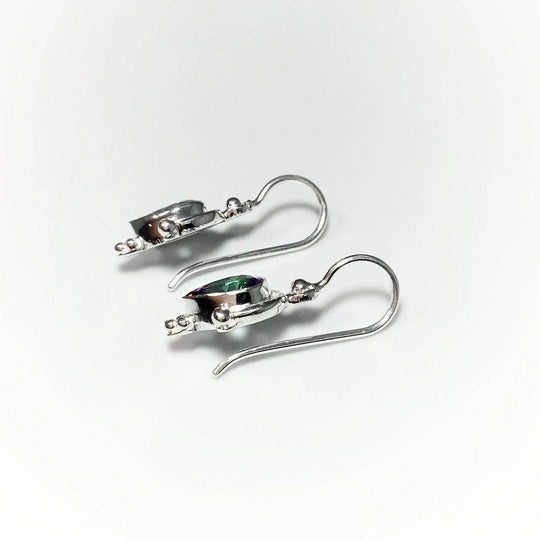 Mystic Topaz Dangle Earrings-Rocks and Gems Canada