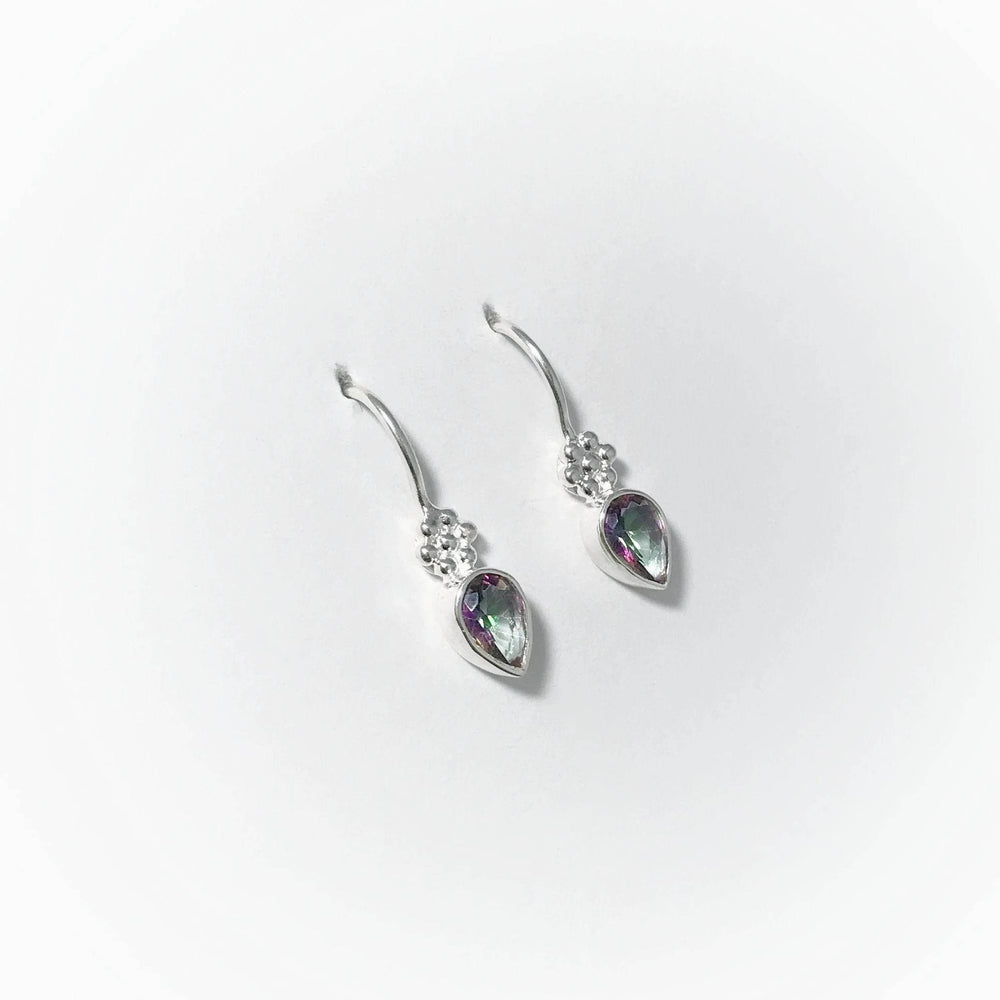 Mystic Topaz Dangle Earrings-Rocks and Gems Canada