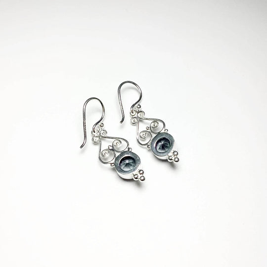 Mystic Topaz Dangle Earrings-Rocks and Gems Canada