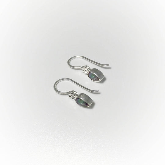Mystic Topaz Dangle Earrings-Rocks and Gems Canada