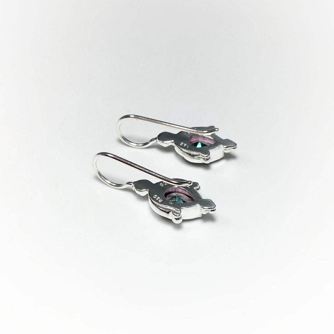 Mystic Topaz Dangle Earrings-Rocks and Gems Canada