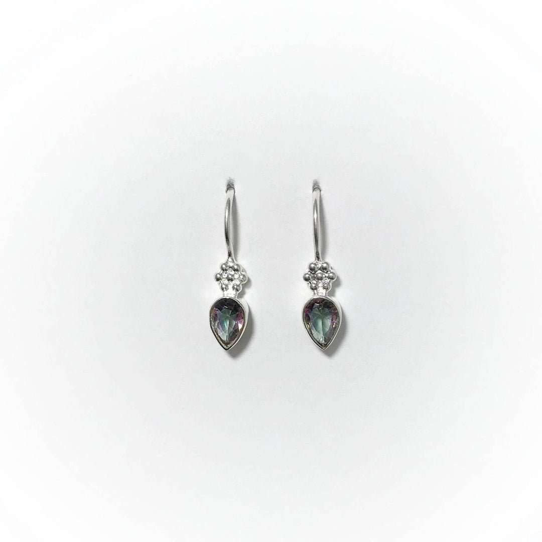 Mystic Topaz Dangle Earrings-Rocks and Gems Canada