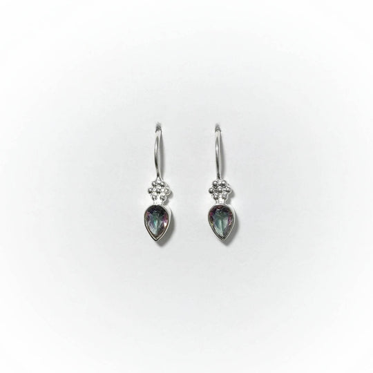 Mystic Topaz Dangle Earrings-Rocks and Gems Canada