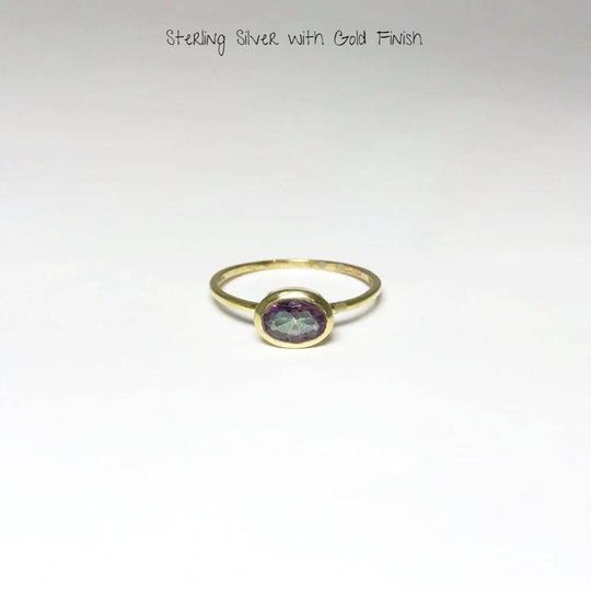 Mystic Topaz Ring-Rocks and Gems Canada