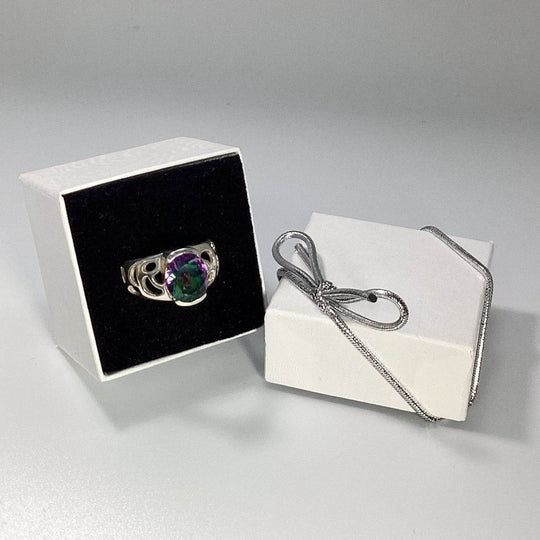 Mystic Topaz Ring-Rocks and Gems Canada