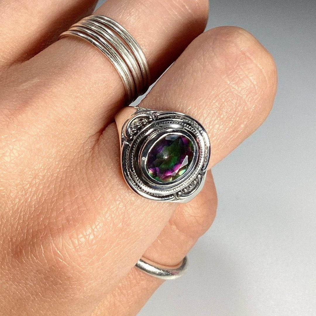 Mystic Topaz Ring-Rocks and Gems Canada
