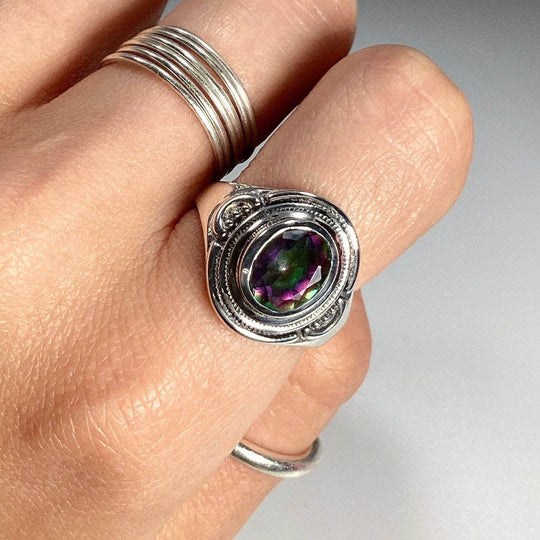 Mystic Topaz Ring-Rocks and Gems Canada