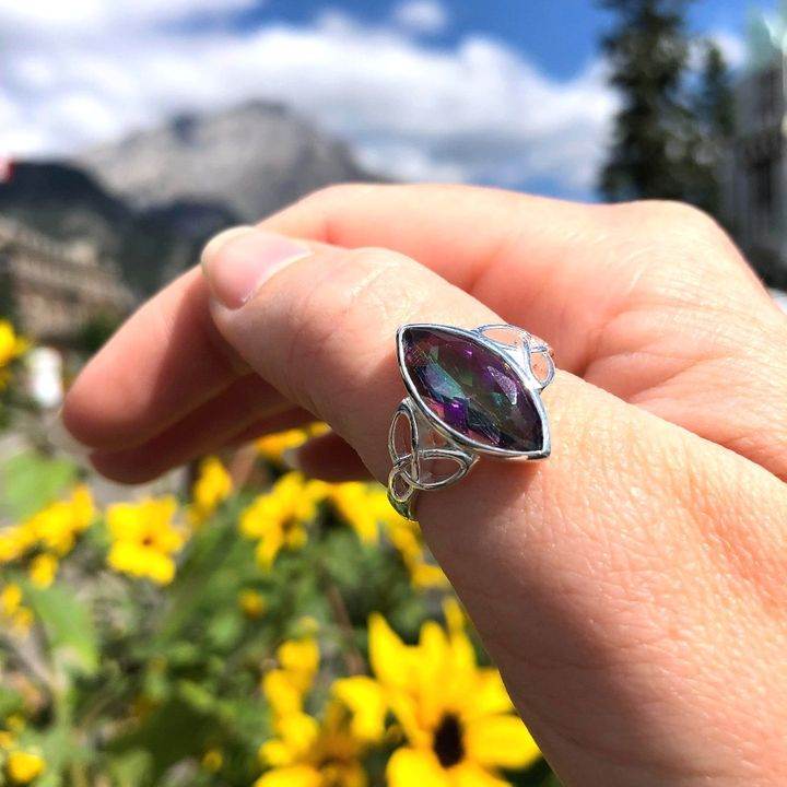 Mystic Topaz Ring-Rocks and Gems Canada