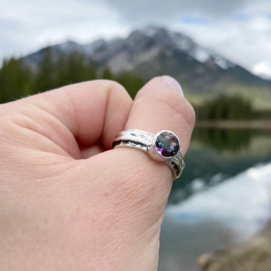 Mystic Topaz Ring-Rocks and Gems Canada