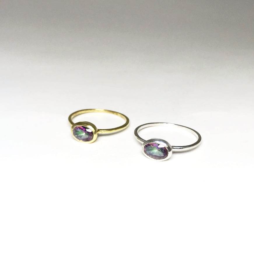 Mystic Topaz Ring-Rocks and Gems Canada