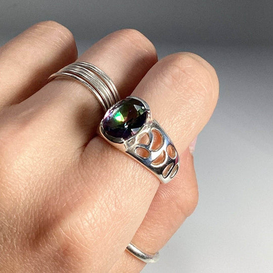 Mystic Topaz Ring-Rocks and Gems Canada