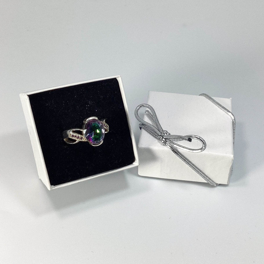 Mystic Topaz and Amethyst Ring-Rocks and Gems Canada