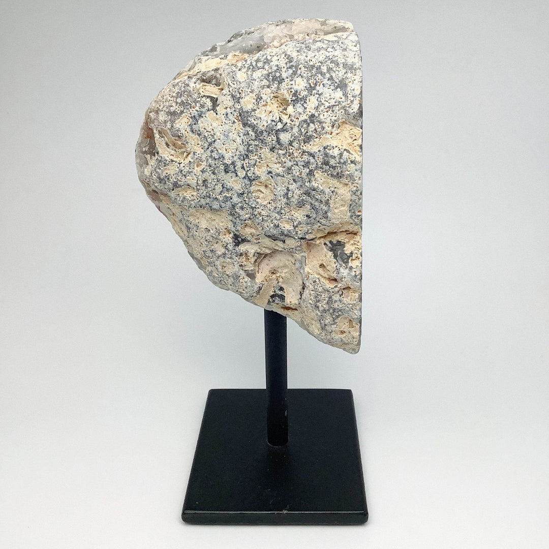 Natural Agate Geode on Stand-Rocks and Gems Canada