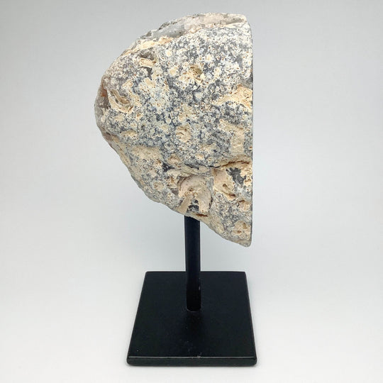Natural Agate Geode on Stand-Rocks and Gems Canada