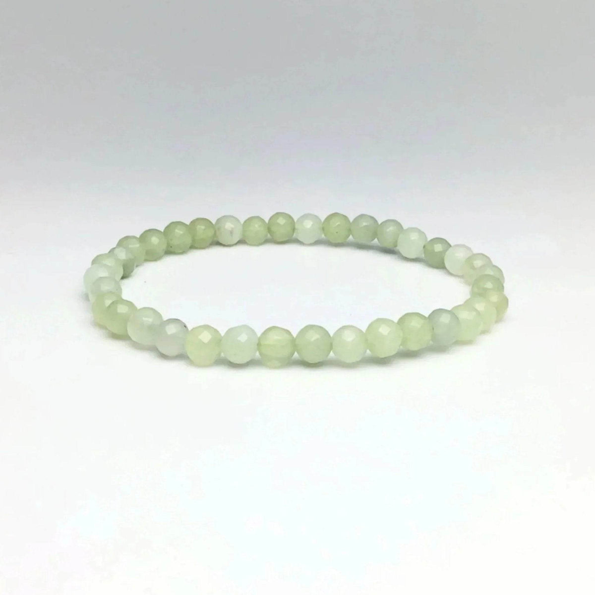 New Jade Faceted Beaded Bracelet-Rocks and Gems Canada