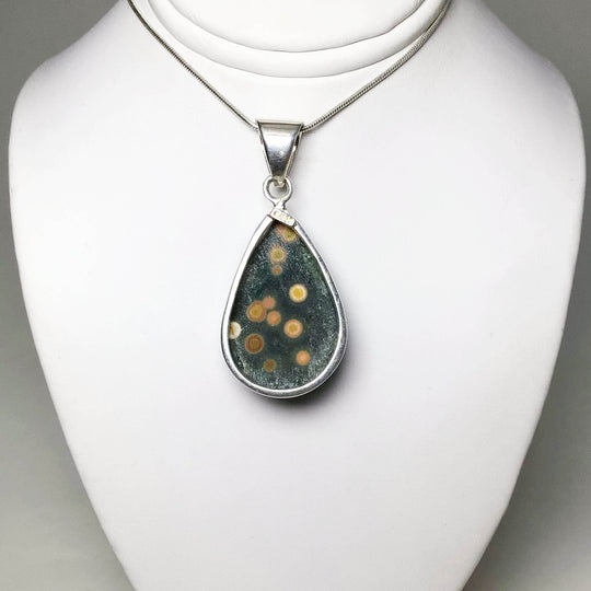 Ocean Jasper Pendant-Rocks and Gems Canada