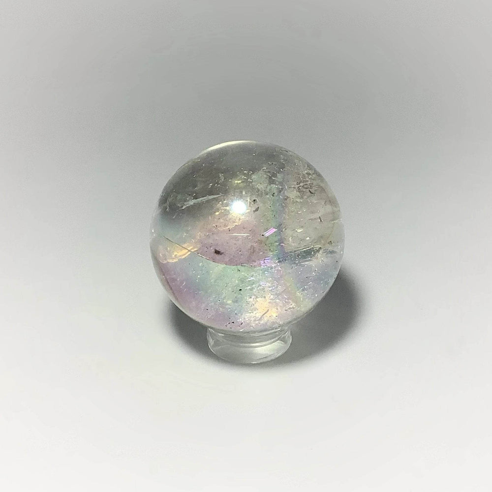 Opalescent Aura Quartz Sphere-Rocks and Gems Canada