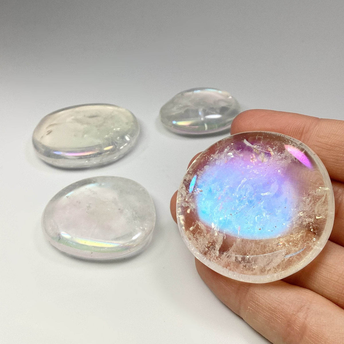 Opalescent Quartz Touch Stone-Rocks and Gems Canada