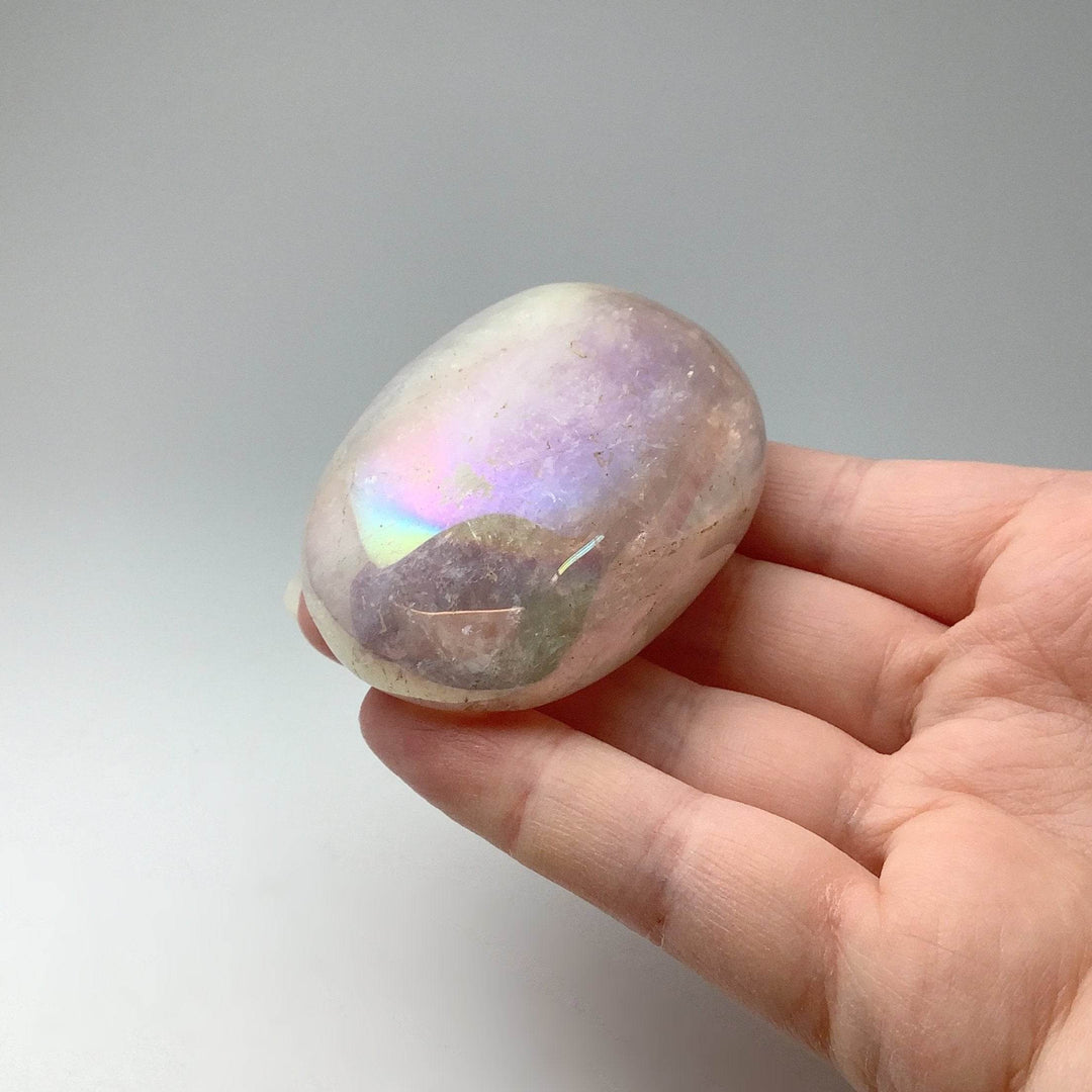 Opalescent Rose Quartz Tumble-Rocks and Gems Canada