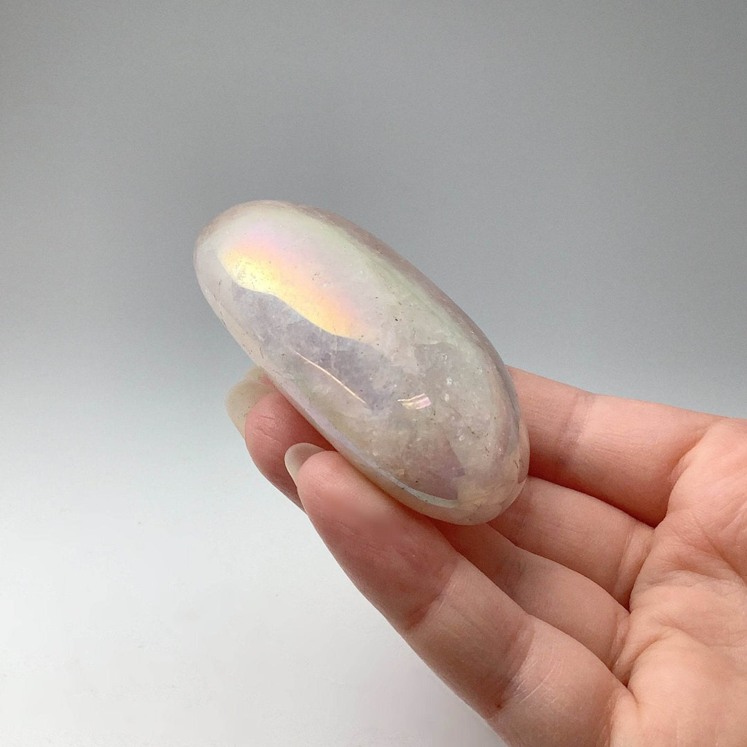 Opalescent Rose Quartz Tumble-Rocks and Gems Canada