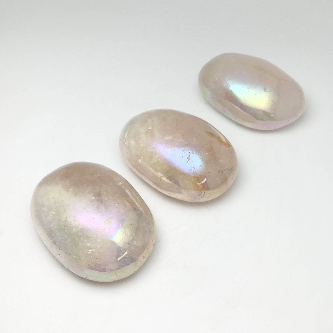 Opalescent Rose Quartz Tumble-Rocks and Gems Canada