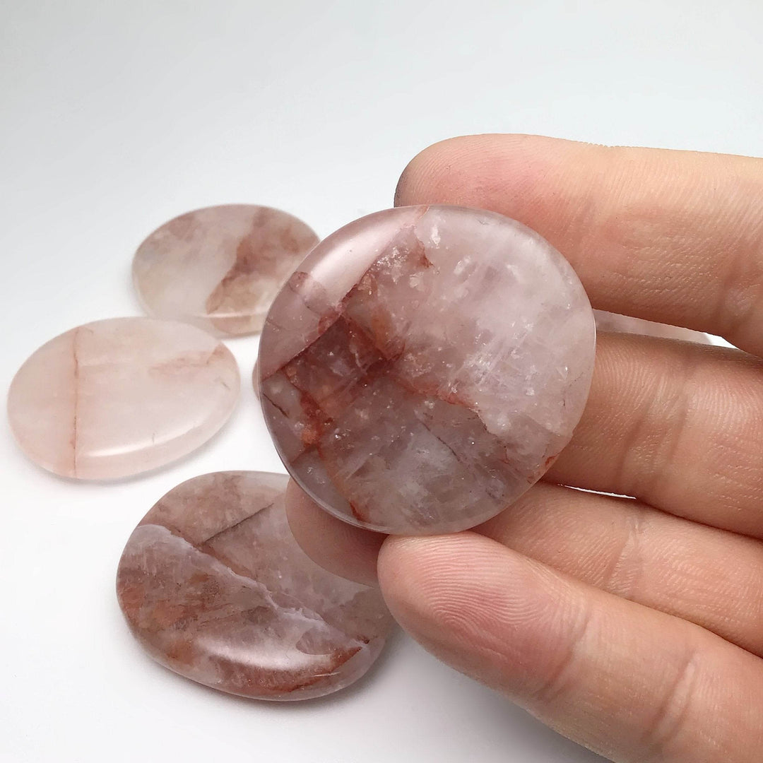 Pale Hematoid Quartz Touch Stone-Rocks and Gems Canada