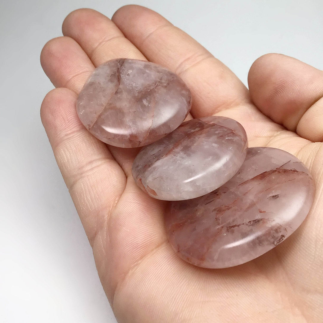 Pale Hematoid Quartz Touch Stone-Rocks and Gems Canada