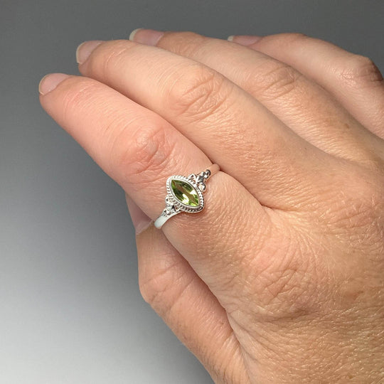 Peridot Ring-Rocks and Gems Canada