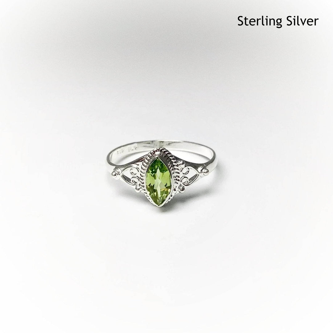 Peridot Ring-Rocks and Gems Canada