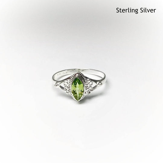 Peridot Ring-Rocks and Gems Canada