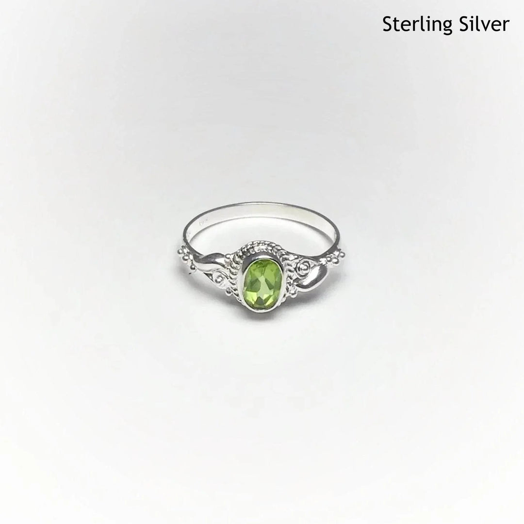 Peridot Ring-Rocks and Gems Canada