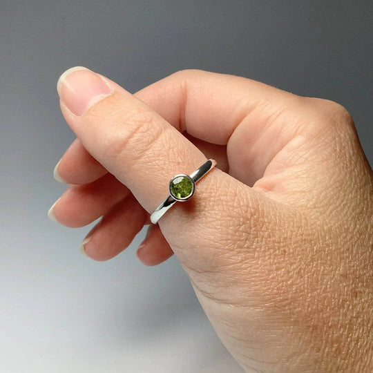 Peridot Ring-Rocks and Gems Canada