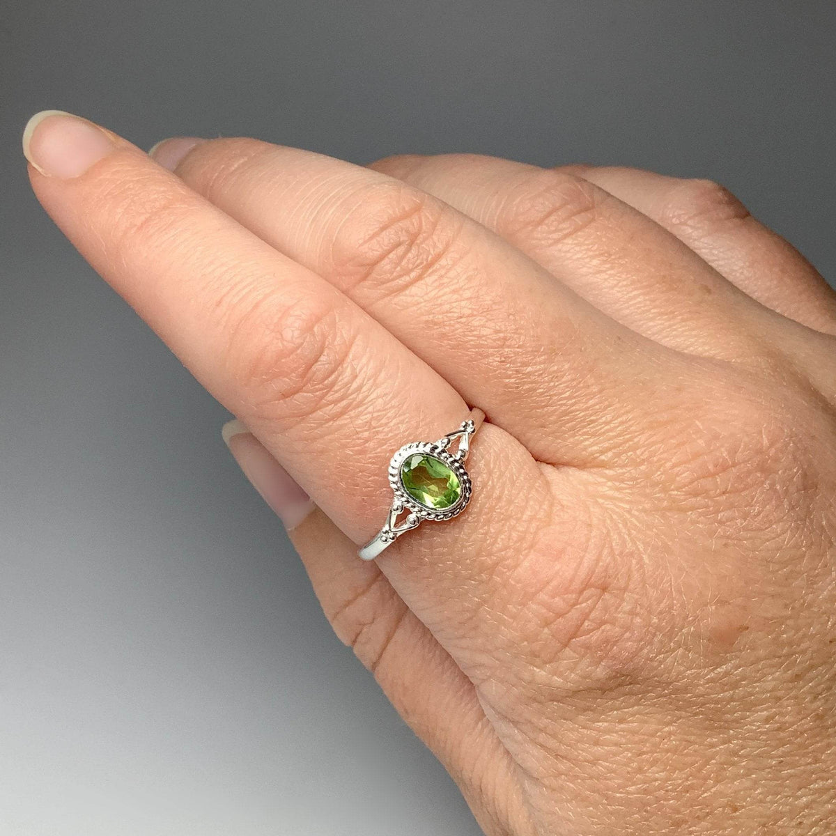 Peridot Ring-Rocks and Gems Canada