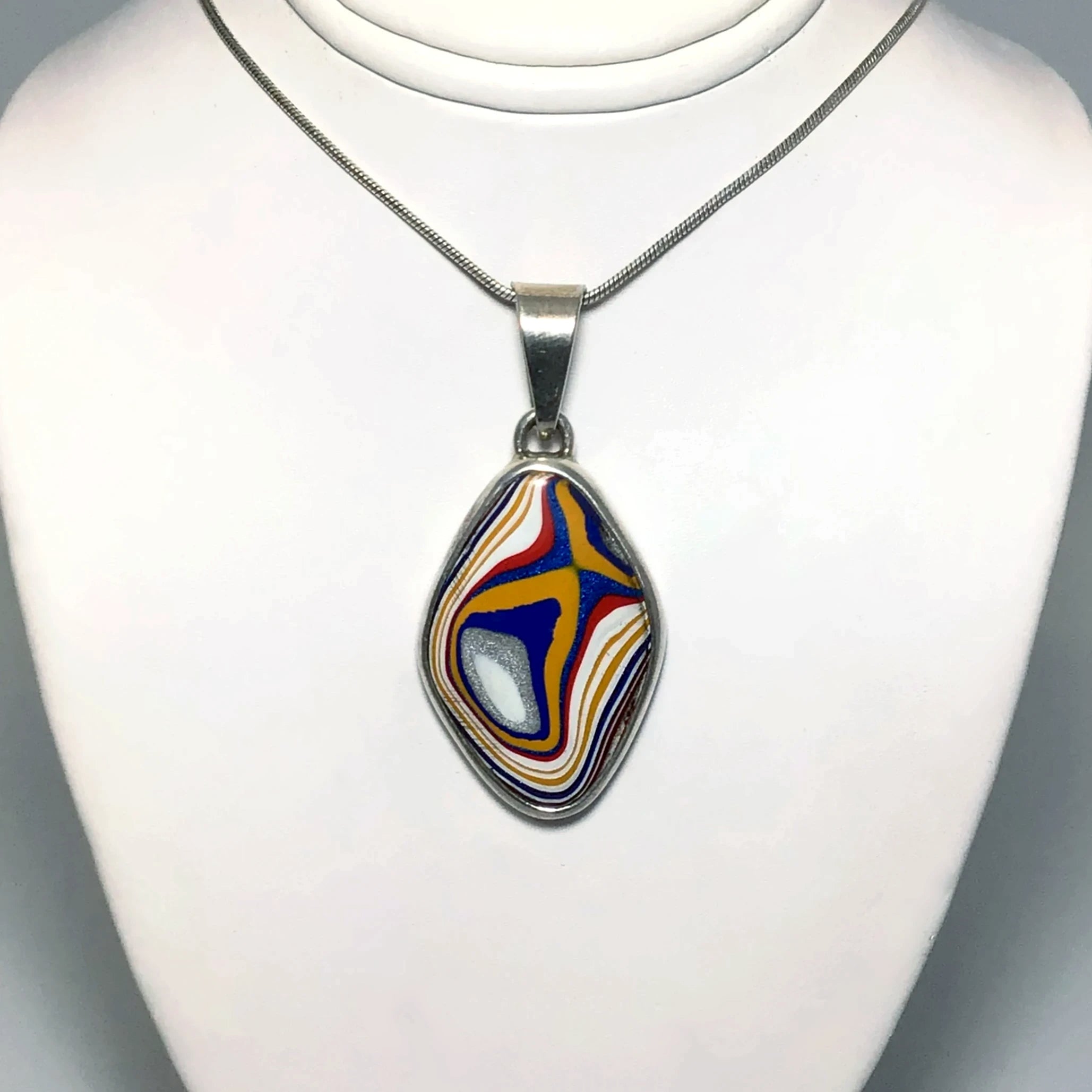 Fordite Pendant - Rocks and Gems Canada