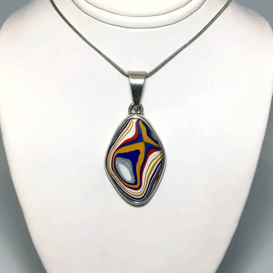 Fordite Pendant - Rocks and Gems Canada