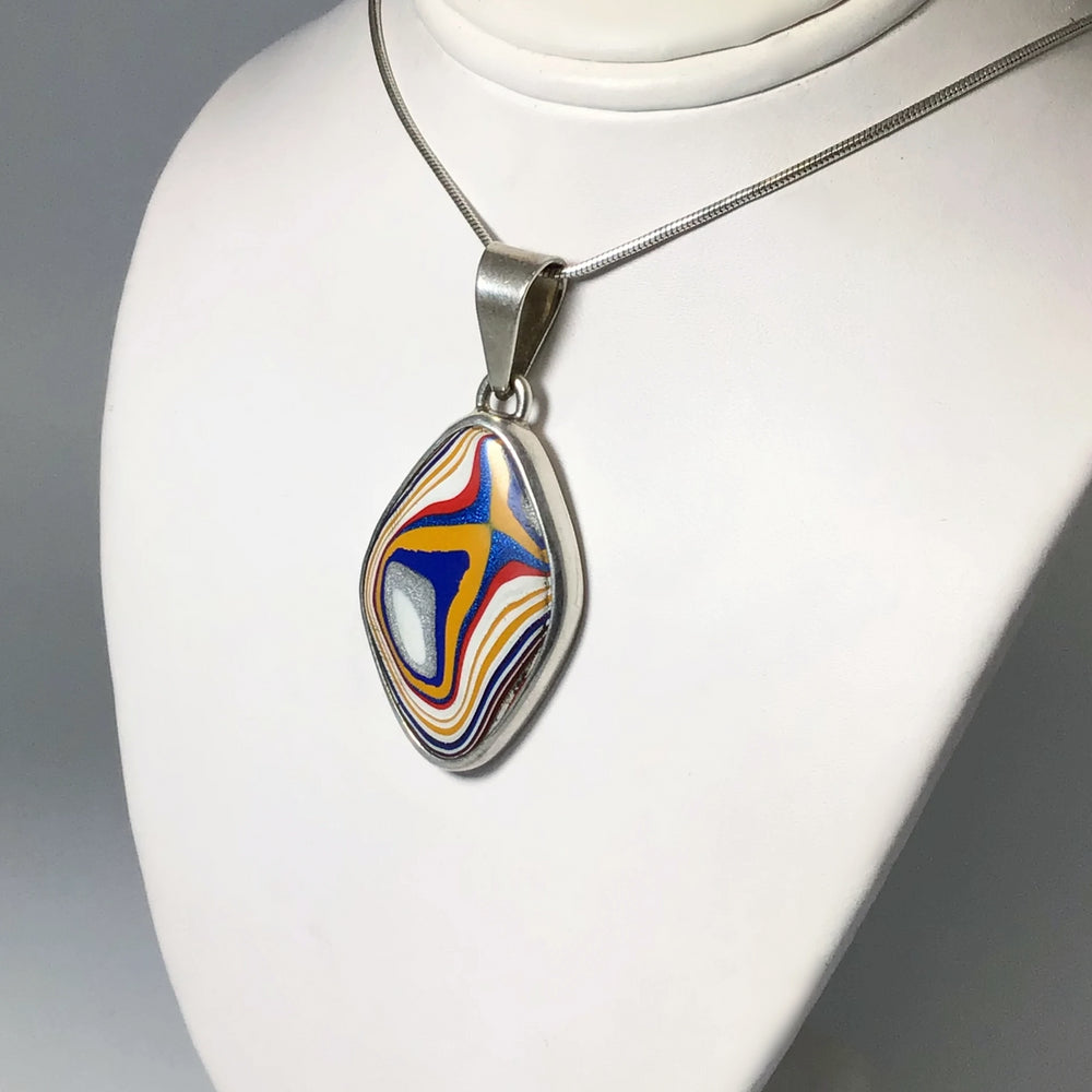 Fordite Pendant - Rocks and Gems Canada