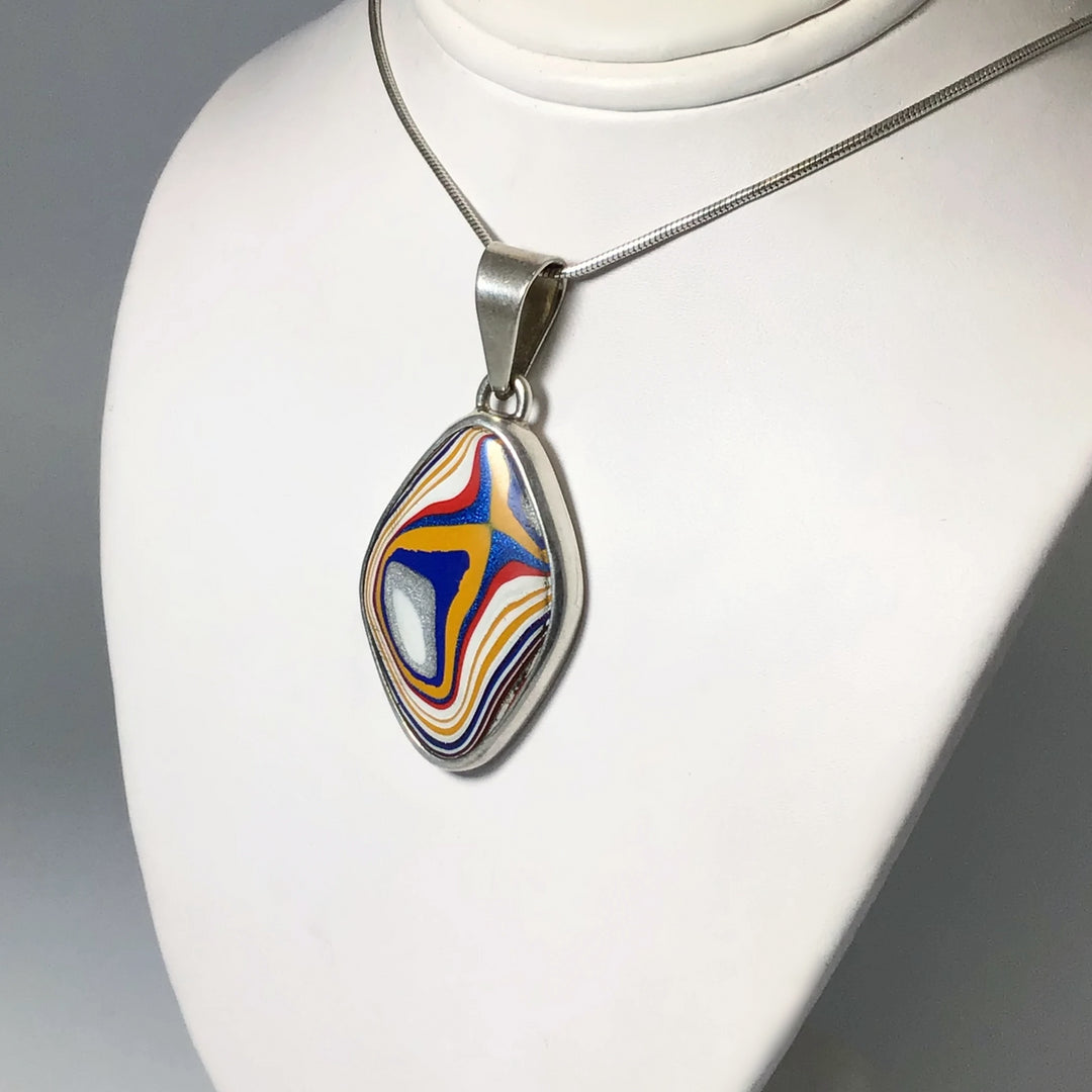 Fordite Pendant - Rocks and Gems Canada