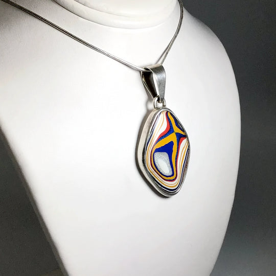 Fordite Pendant - Rocks and Gems Canada
