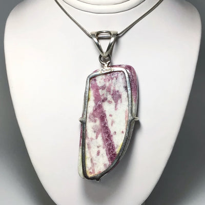 Quartz with Pink Tourmaline Pendant