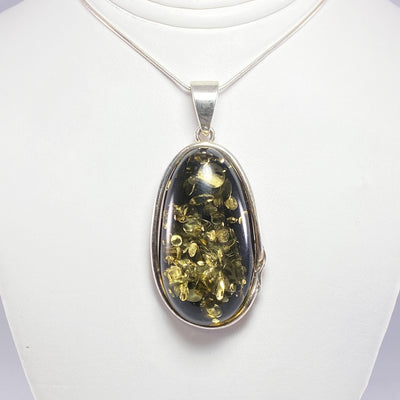 Green Amber Pendant