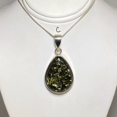 Green Amber Pendant