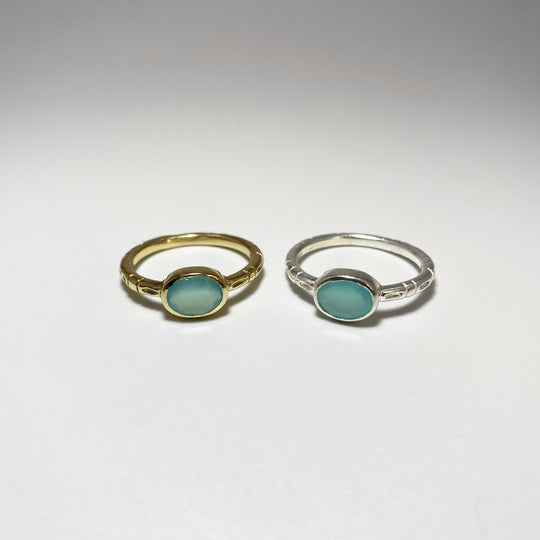 Blue Onyx Ring - Rocks and Gems Canada