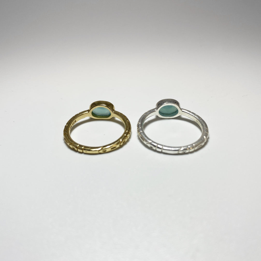 Blue Onyx Ring - Rocks and Gems Canada