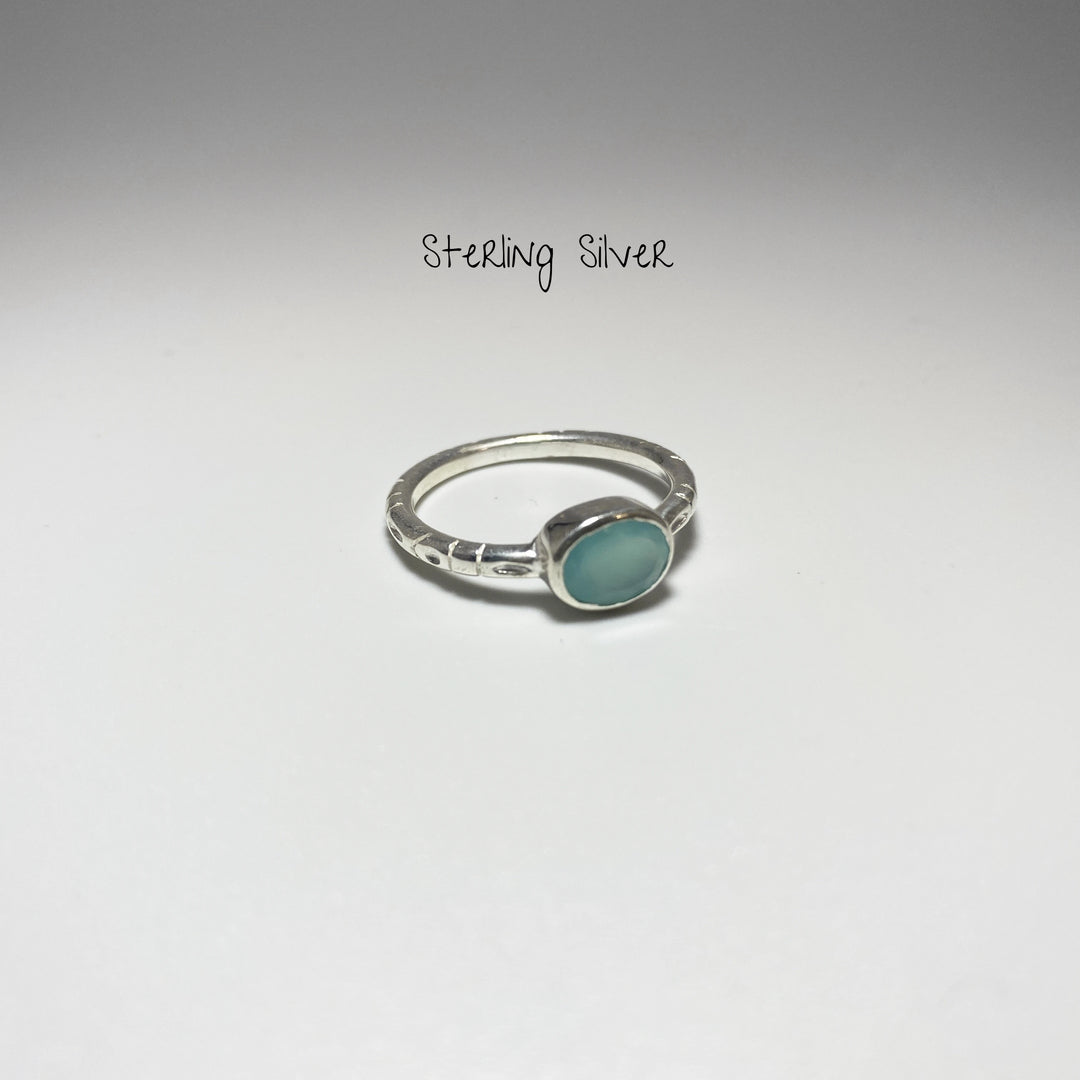 Blue Onyx Ring - Rocks and Gems Canada