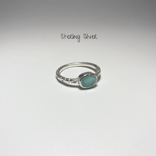 Blue Onyx Ring - Rocks and Gems Canada