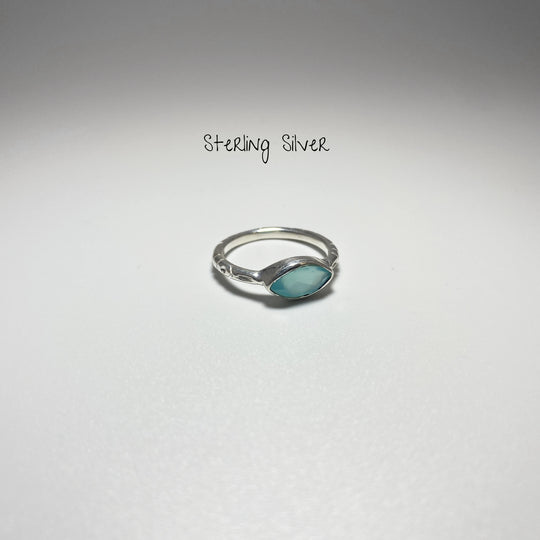 Blue Onyx Ring - Rocks and Gems Canada