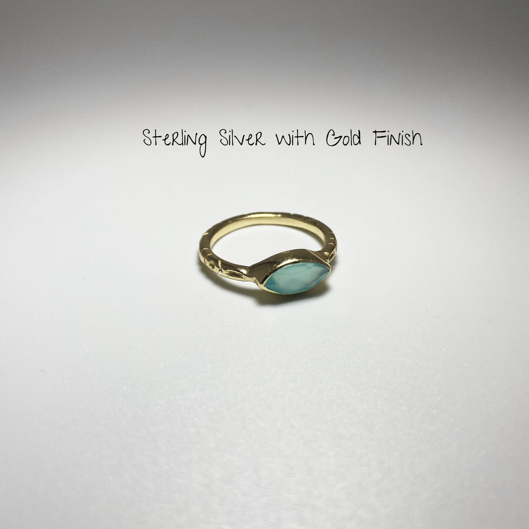 Blue Onyx Ring - Rocks and Gems Canada