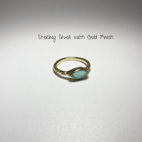 Blue Onyx Ring - Rocks and Gems Canada
