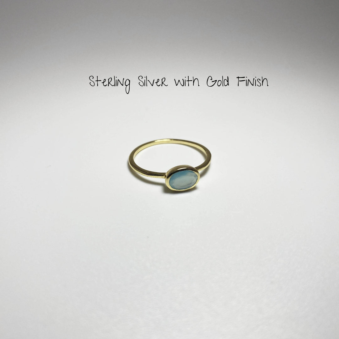 Blue Onyx Ring - Rocks and Gems Canada