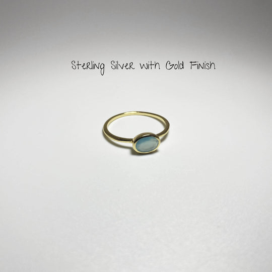 Blue Onyx Ring - Rocks and Gems Canada